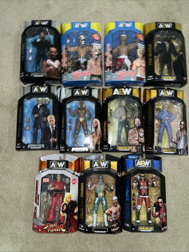 Lotto figurine aew jazwares - figurine,