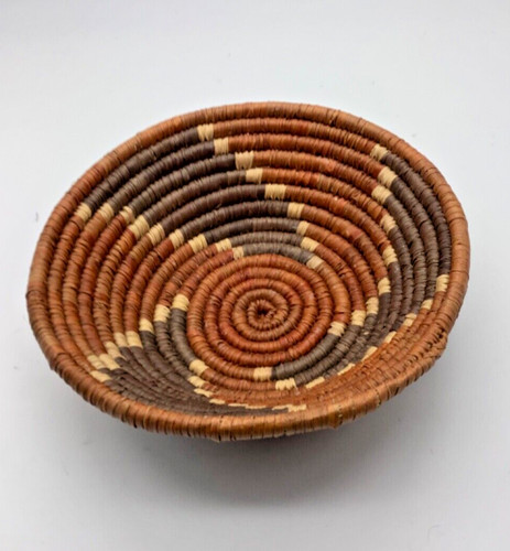 Cestino intrecciato spirale - cestino,