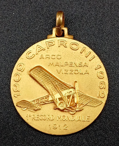Medaglia caproni 1909 1962 - medaglia,