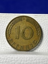 10 PFENNIG 1950 COIN VINTAGE MONETA