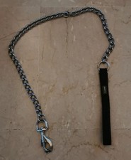 Anione guinzaglio con catena in acciaio inox