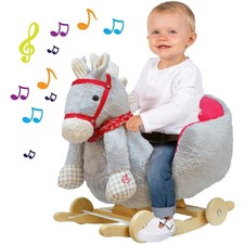 Cavallo dondolo legno con - dondolo,