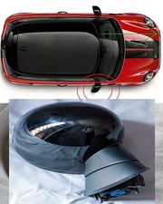 specchio specchietto destro 3 PIN DX L LHD NERO Mini F55 F56 F57 2014 - 2018