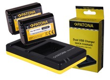 2 x Batteria Patona + Doppio