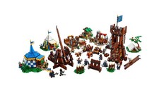 LEGO 910045 Bricklink Siege Encampment - scatola misb + brown box + imballo