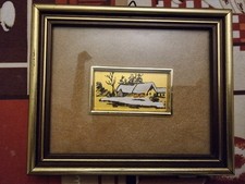 Quadro foglia oro - quadro, d'oro