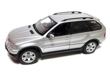 gebraucht! Welly 9842 BMW X5 (E53) silber Maßstab 1:18 - fast wie neu