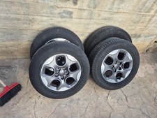 4 CERCHI IN LEGA JEEP RENEGADE R16 BICOLORE CON GOMME 215 65 16 PIRELLI VEDI FOT