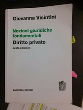 Nozioni giuridiche fondamentali. Diritto privato G. Visintini + regalo dispense 