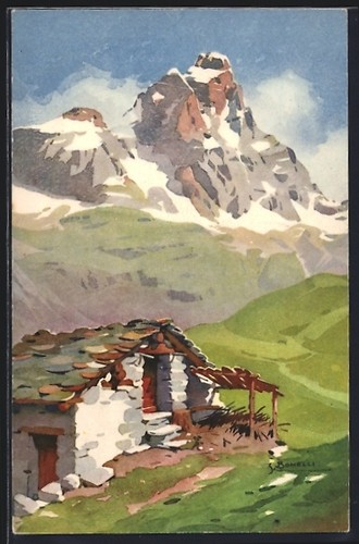 Cartolina artista bonelli - cartolina, d'artista