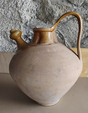 SPLENDITA VINTAGE GIARA ANFORA IN TERRA COTTA PER CONTENERE ACQUA VINO OLIO