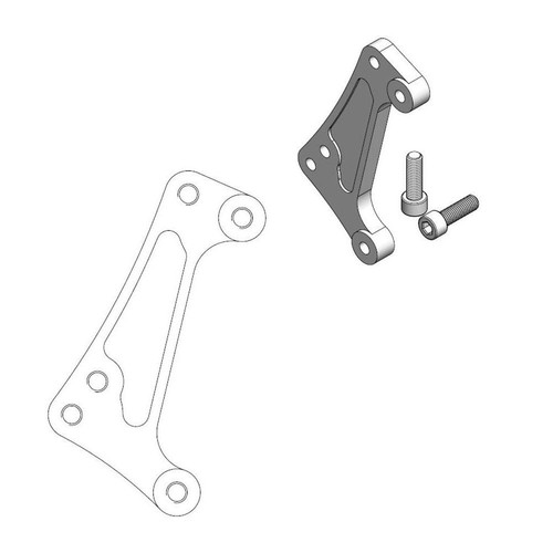 Moto master adattatore staffa - master,