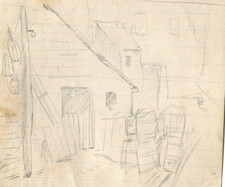 Antico disegno a matita