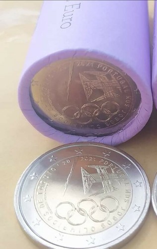 Moneta euro portogallo 2021 - moneta, 2