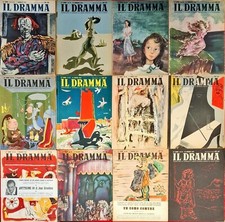 RIVISTA IL DRAMMA - ANNO 25°  1949 - 22 NUMERI ANNO COMPLETO