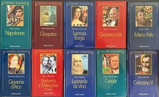 LE GRANDI BIOGRAFIE - FABBRI EDITORI - 10 VOLUMI COME NUOVI