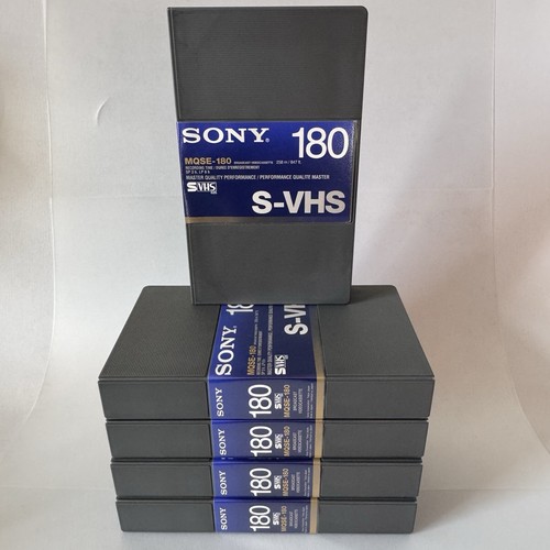 Videocassette sony mqse 180 - 5x,
