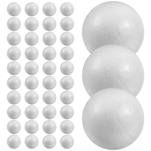 100 pcs palline - pcs, polistirolo