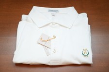 Nuova con etichette ~ Peachtree Golf Polo ~ Peter Millar Summer Comfort ~ Taglia L ~ Colore Bianco