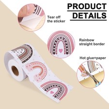 20M Boho Arcobaleno Avviso Board Borders Arcobaleno Limiti Dritti 9070