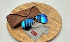 Occhiali da sole Ray-Ban RB3025 Aviator grandi metallo 112/17 leggeri 55-14-135 