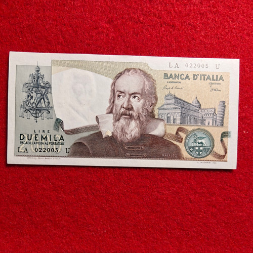 2000 lire galileo - serie, ia