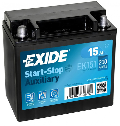 Exide start stop ek151 - exide,