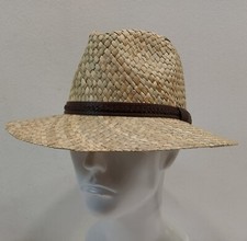 CAPPELLO UOMO PAGLIA TESA