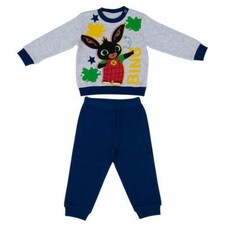 Pigiama lungo Baby con bottoni sulla spalla Bing Grigio