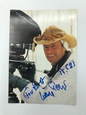 Autografo WILLY BOGNER-Sci Alpino Olimpiadi 1960-Filmatologo/Designer-Firmato-AK