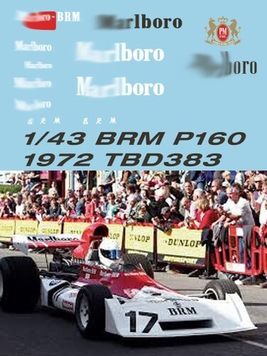 Decals per brm p160b - 1/43,