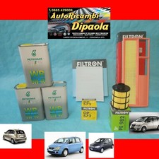KIT TAGLIANDO FIAT PUNTO 188 IDEA LANCIA MUSA Y 1.3 MULTIJET SELENIA 5W40 FILTRI