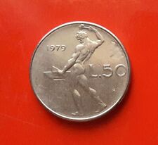 50 LIRE 1979 ERRORE - MANCANZA SOPRA IL 50 DEL VALORE AL ROVESCIO [A809]