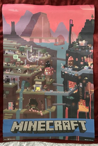 Poster minecraft cube x34 - poster,