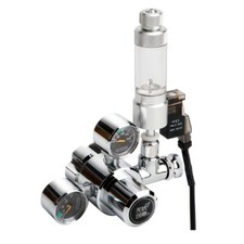 Regolatore riduttore pressione co2 con elettrovalvola e contabolle ITALIA