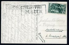 Vaticano - 35 lire Guardia Palatina (Sassone 141) isolato su cartolina del 1950