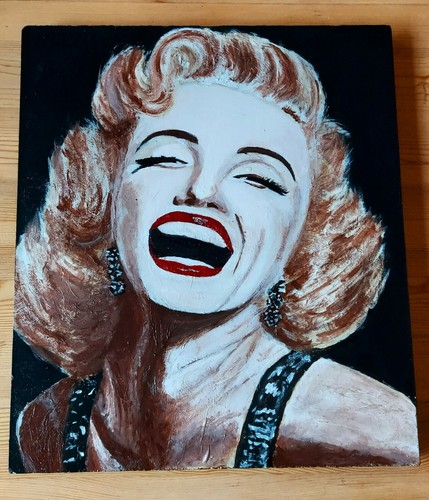 Quadro acrilico marylin monroe - acrilico,