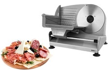 AFFETTATRICE ELETTRICA PICCOLA PER CASA 200 W AFFETTA  ACCIAIO tagliere omaggio