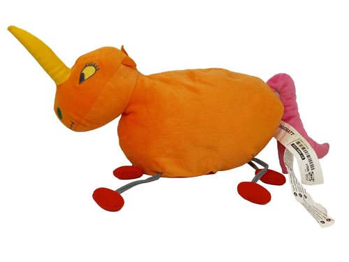 Peluche ikea cavallo arancione - peluche,