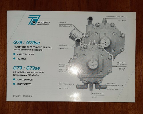 Impianti gpl vintage tartarini - gpl,
