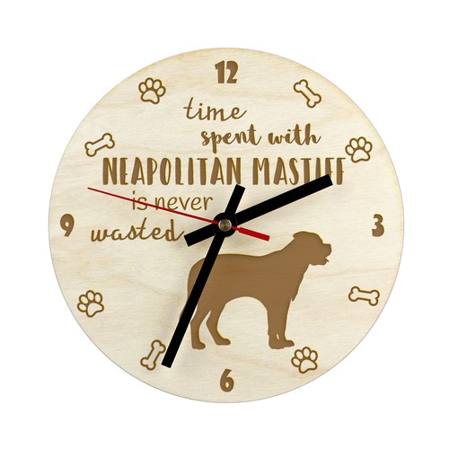 Mastino napoletano orologio - mastino, in