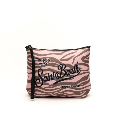 Pochette saint barth - saint, rafia
