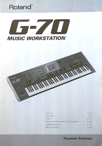 Roland sintetizzatore - roland, g-70