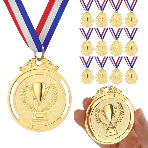 Geeric 12pz medaglie oro - 12pz, d'oro