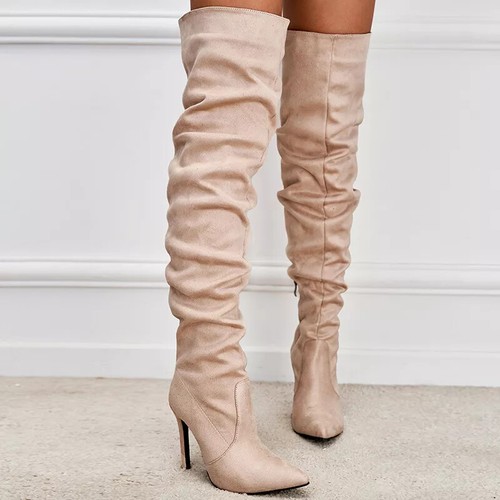 Stivali scarpe donna ginocchio - stivali,