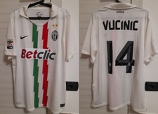 MAGLIA CALCIO JUVENTUS MATCH WORN N°14 VUCINIC 2011/2012 NIKE SHIRT 