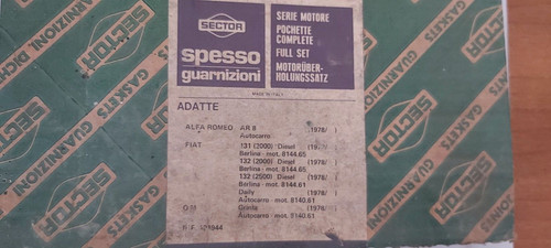 Serie guarnizioni motore - serie, alfa