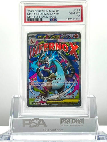 Psa mega charizard ma - 10, ex