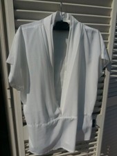Blusa bianca estiva elegante TAGLIA M (46)