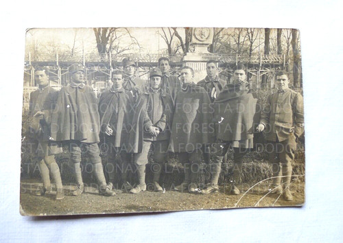 Foto militare ww1 1918 gruppo - foto,